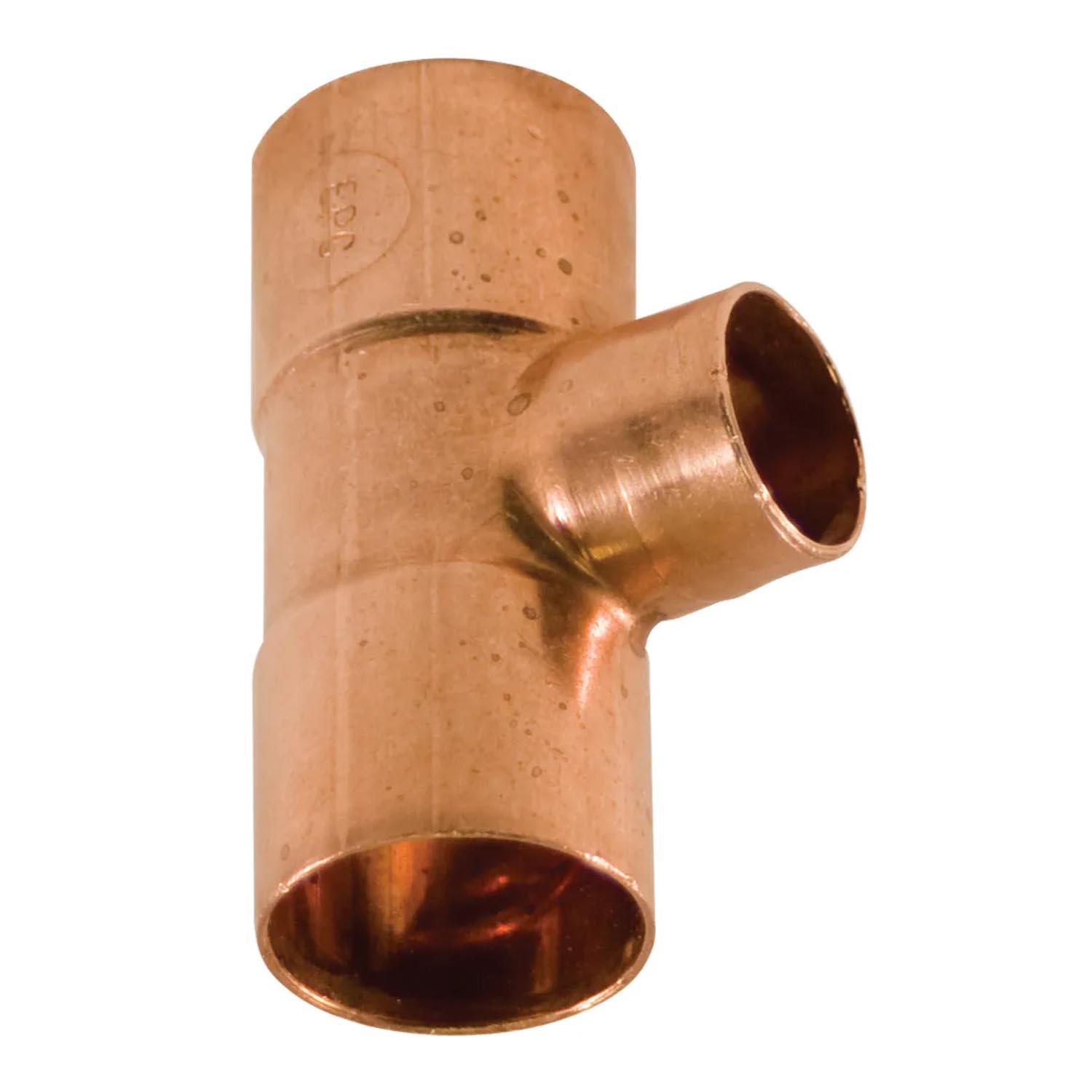 3/4" x 1/2" x 3/4" Copper Tee C x C x C