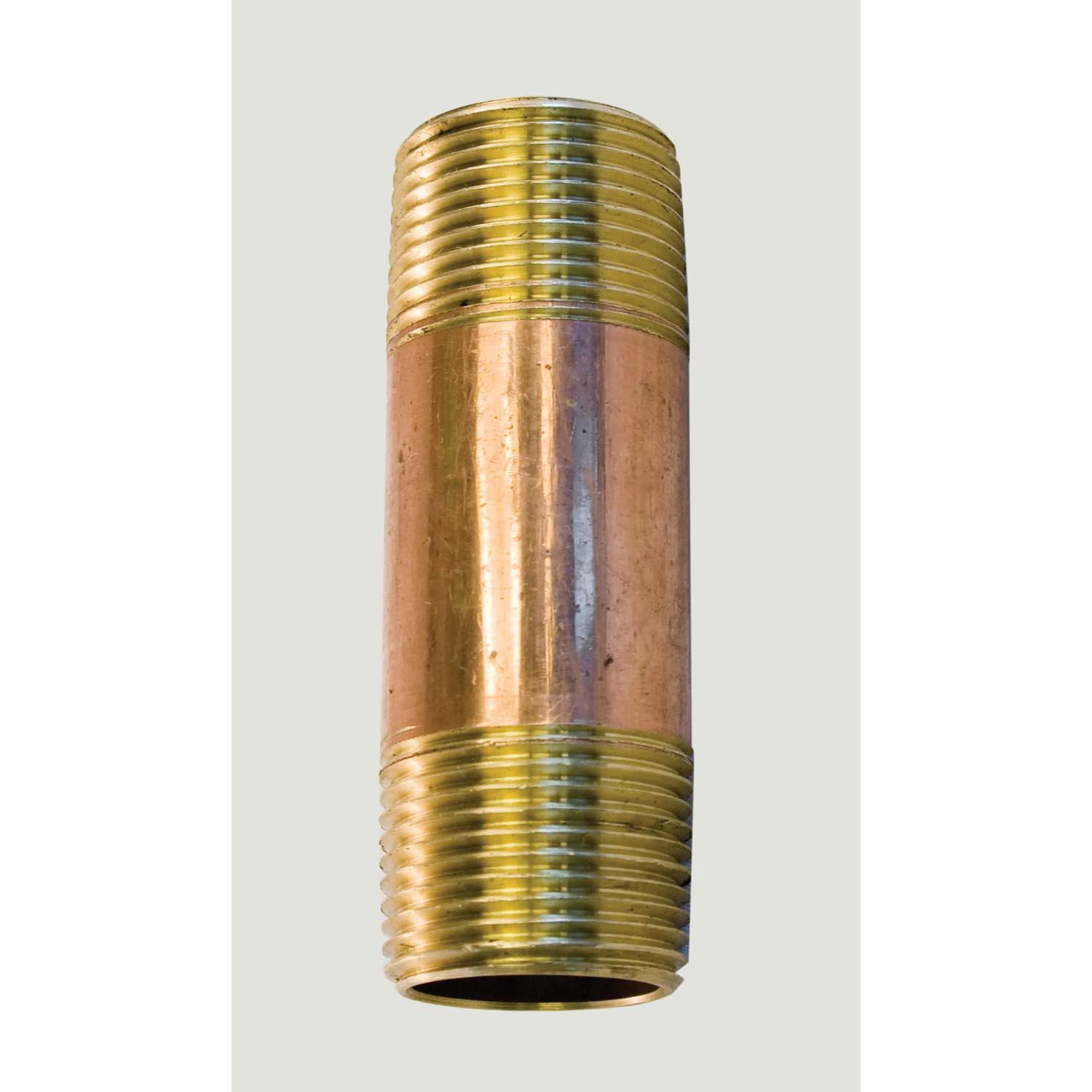 1/2" x 6" Pipe Nipple Thread Bronze