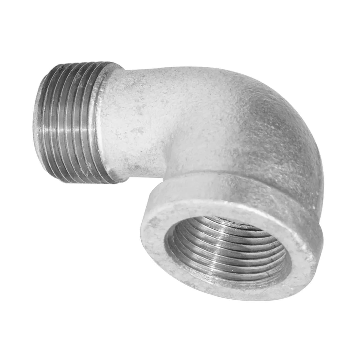 1/2" 90 Degree Street Elbow Galvanized Malleable Iron