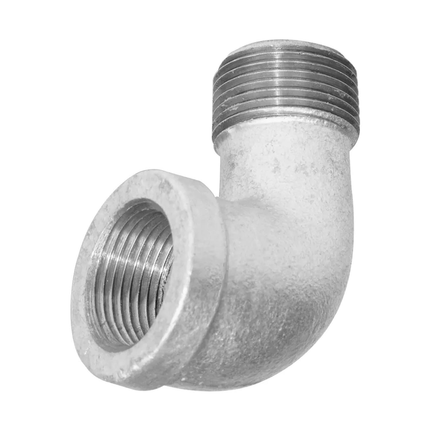 1/2" 90 Degree Street Elbow Galvanized Malleable Iron