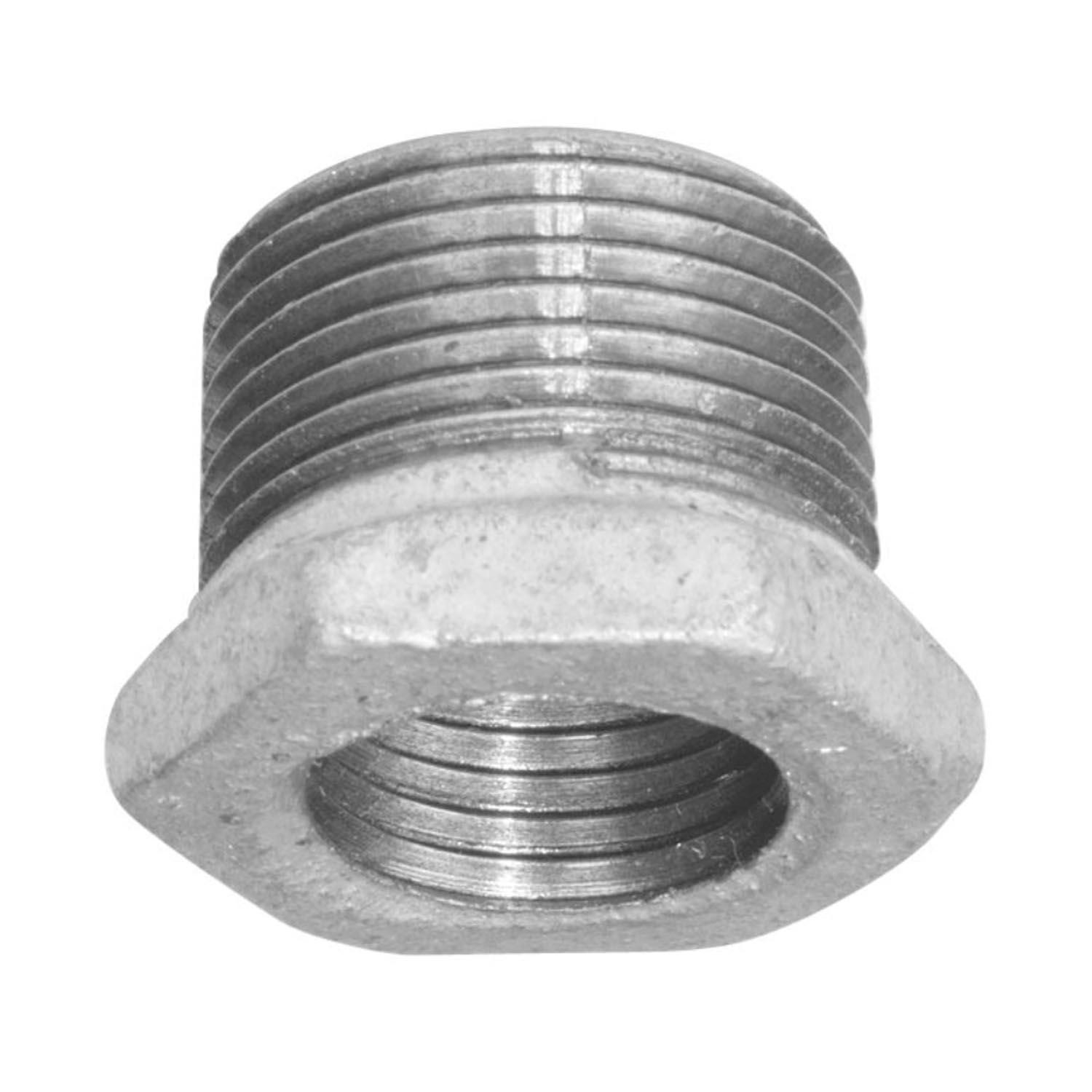 3/4" x 1/2" Malleable Iron Hex Bushing Galvanized