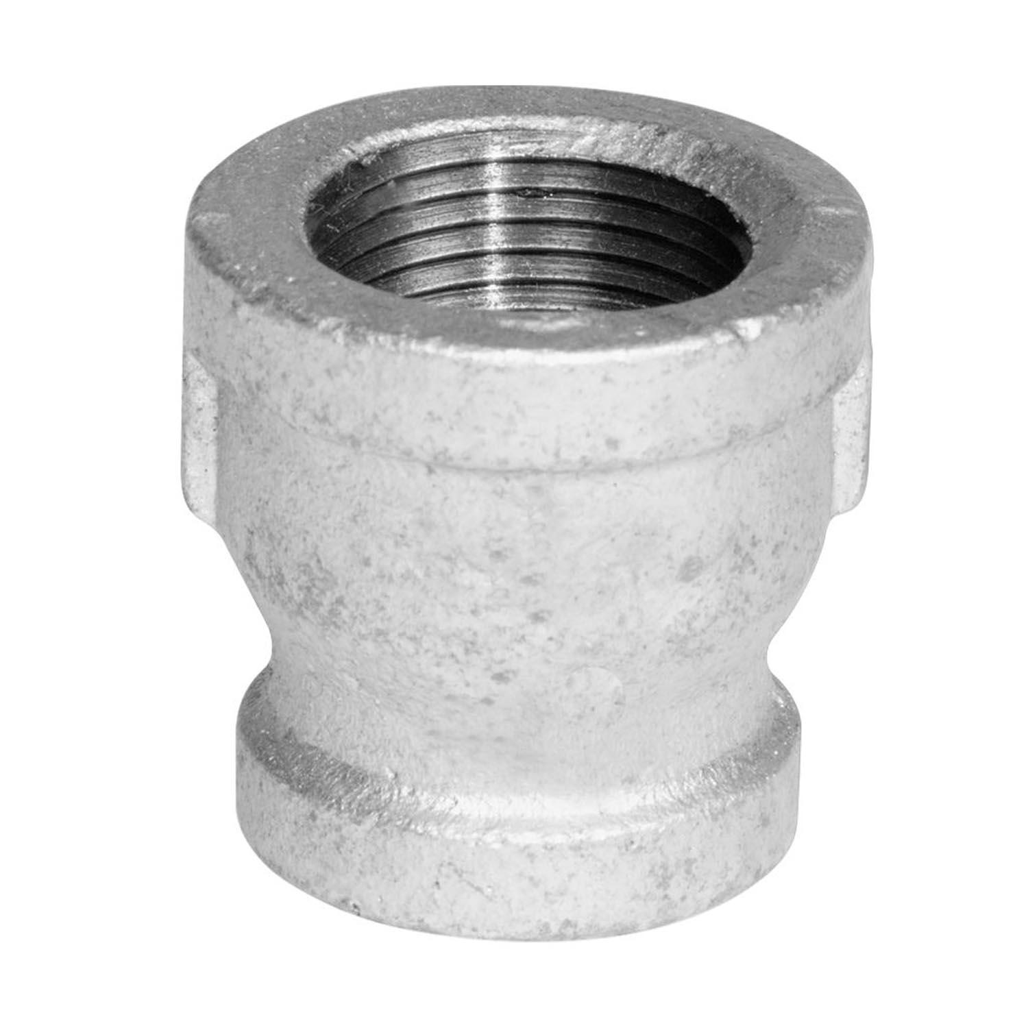 1" x 3/4" Reducing Coupling Galvanized Malleable Iron