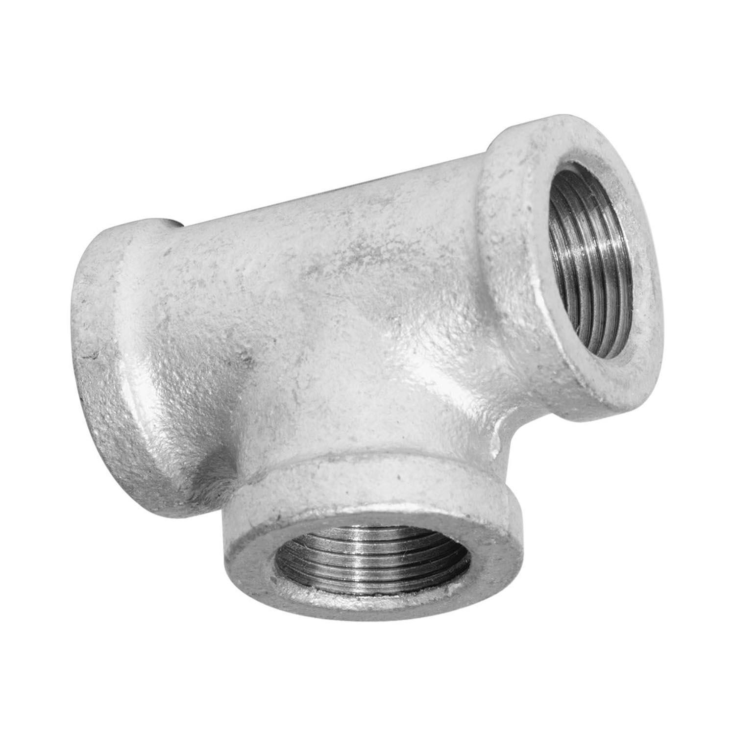 3/4" Galvanized Malleable Iron Tee