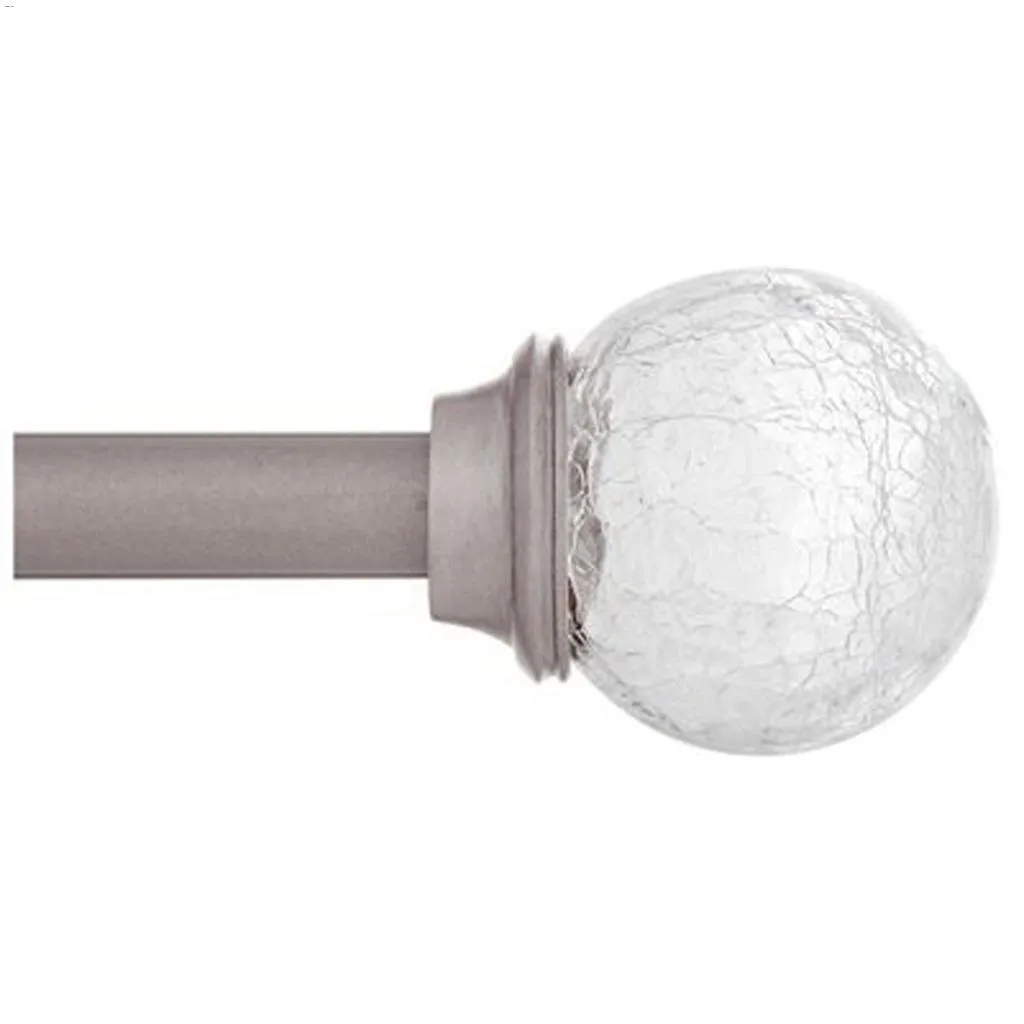 5\/8\" 48 - 86\" Pewter Walden Curtain Rod