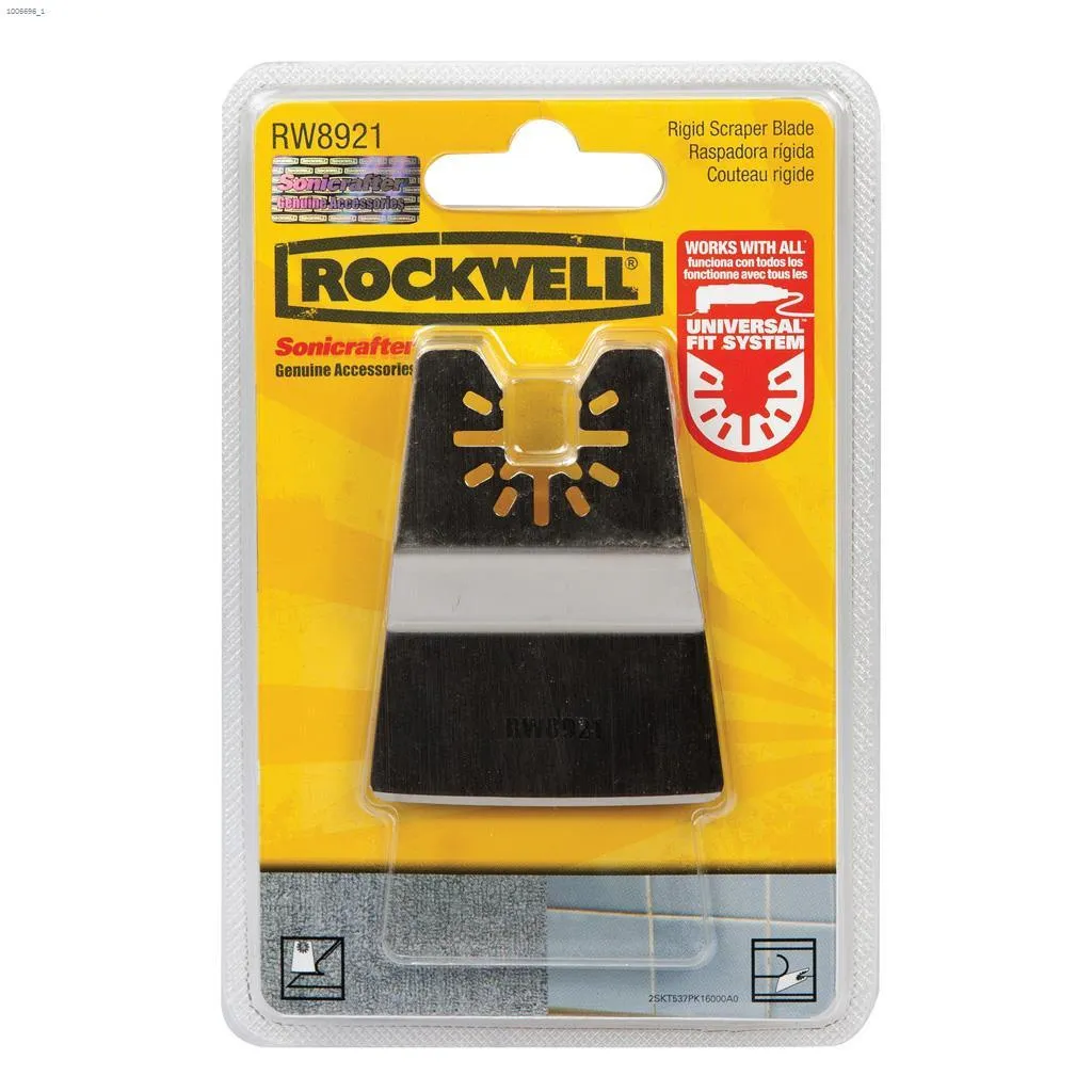 Lame de grattoir rigide universelle 2.65" x 0.35" Positec