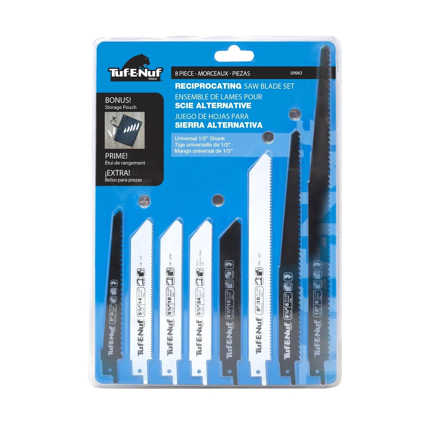 Bi-Metal Reciprocating Saw Blade Set 8-Pack - Kent.ca