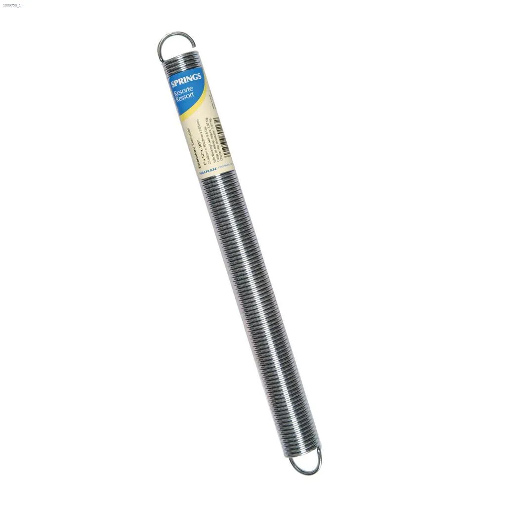 1\" x 12\" Zinc Plated Utility Extension Spring-1\/Pack