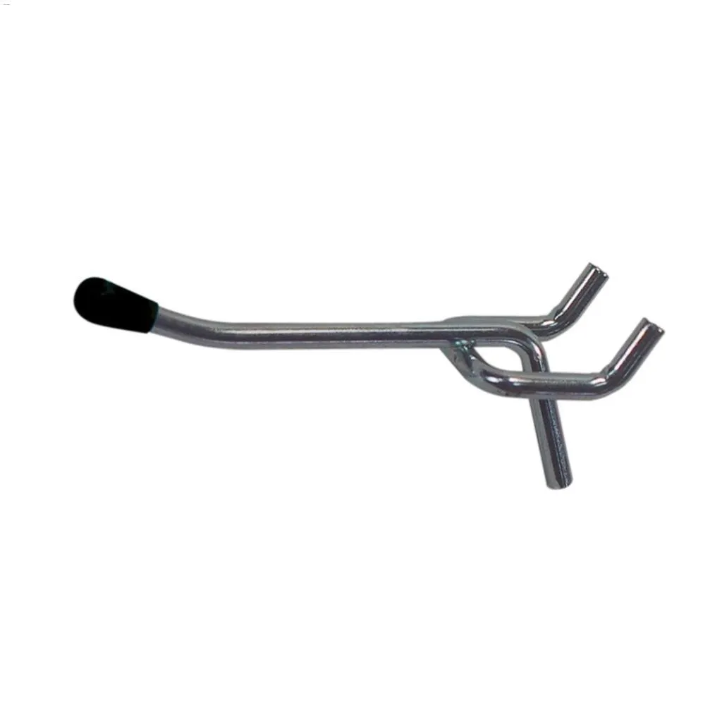 Light Duty 2" Double Prong Straight Hook With Safety Tips