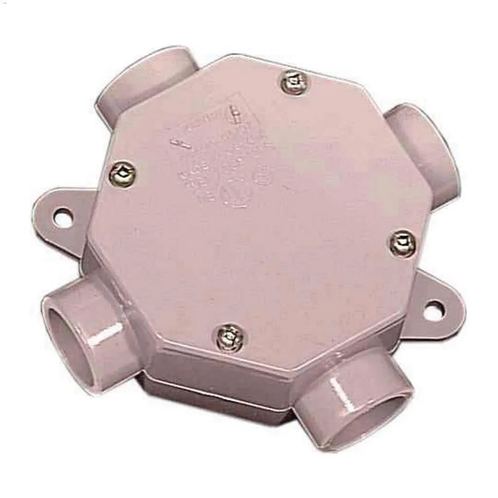 3\/4\" Hub PVC Round Junction Box