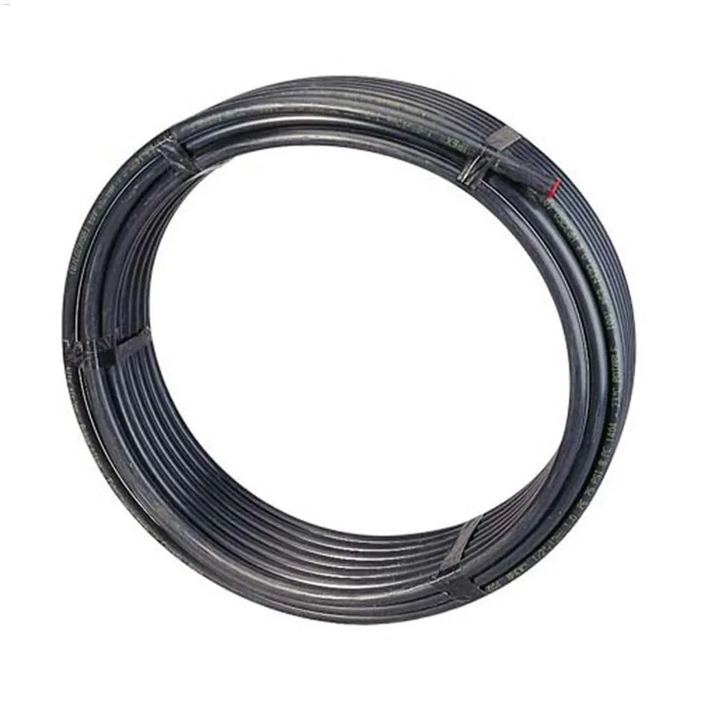 1-1\/4\" x 1000' 75 PSI Black Polyethylene Pipe