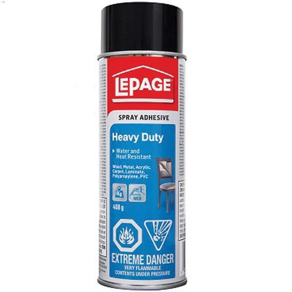 LePage\u00ae 468 g Spray Can Off White Heavy Duty Spray Adhesive