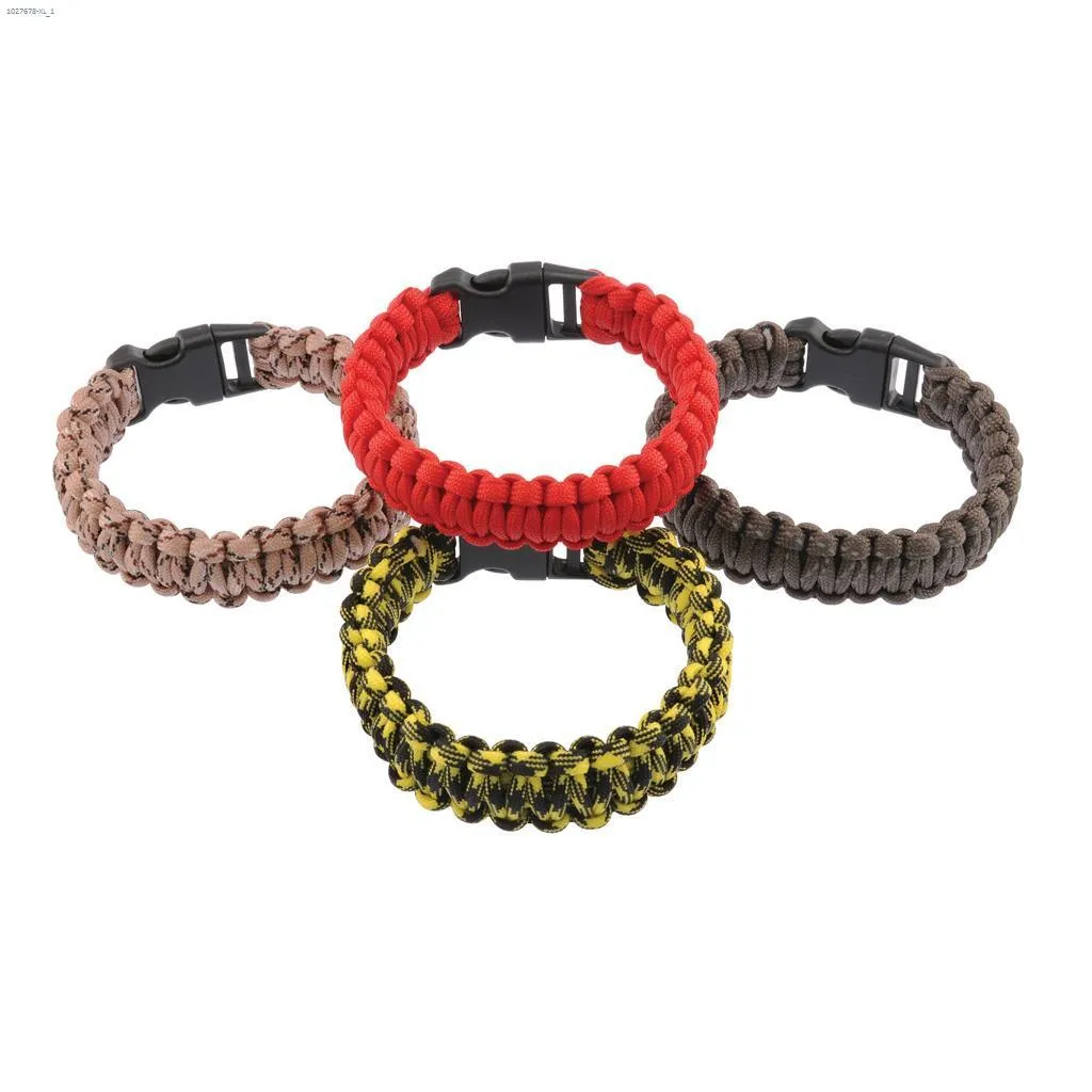 Assorted Extra-Large Paracord Survival Bracelet - Kent.ca
