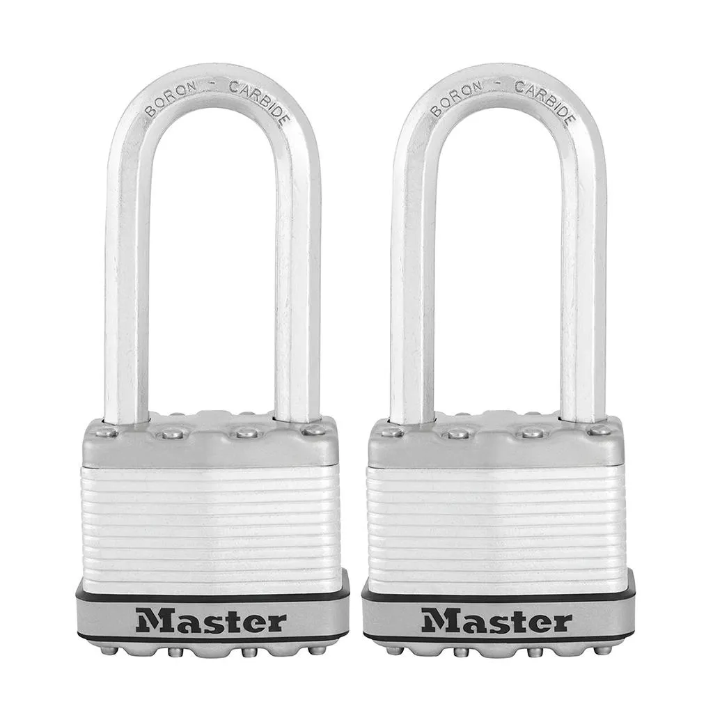 2in (51mm) Wide Magnum® Laminated Steel Padlock-2/Pack