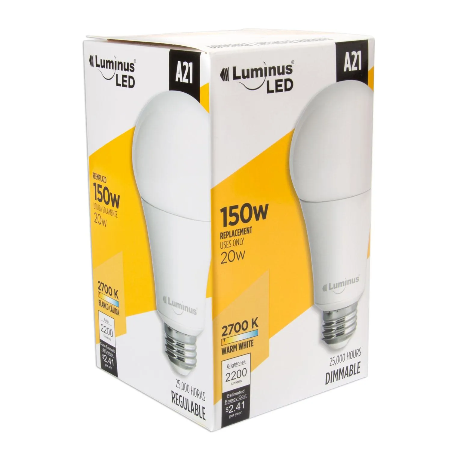 Luminus LED 20 Watt A21 Bulb