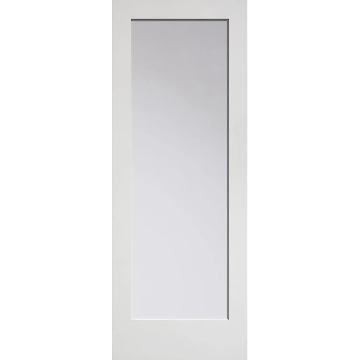 MDF 1 Lite Clear 36" x 80" Glass Door Shaker
