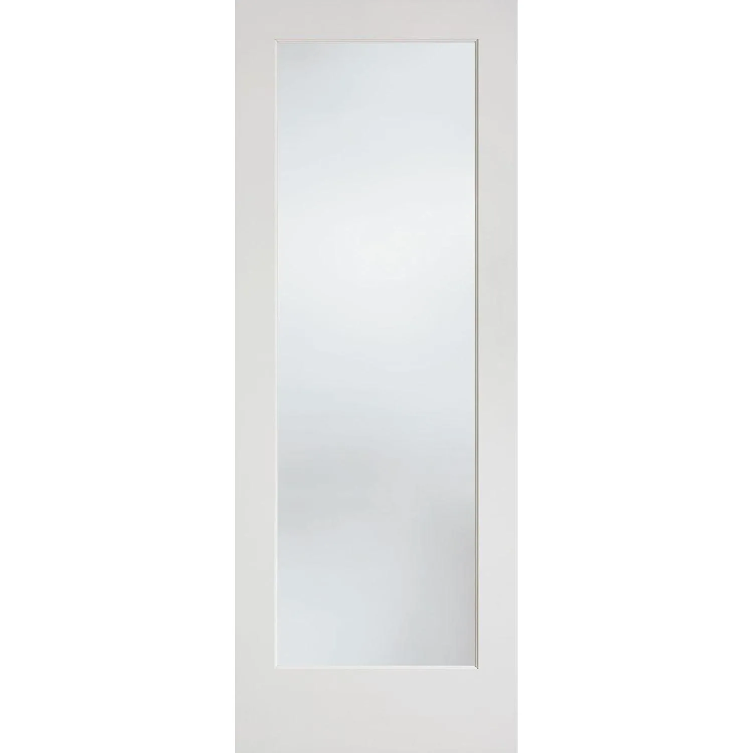 MDF 1 Lite Lami 32" x 80" Glass Door Shaker