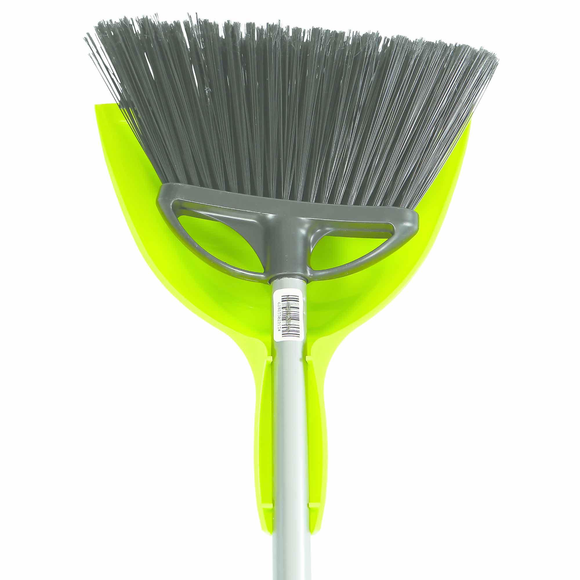 Balai angle 10po m-métal 48po, porte-poussière E-Z Clean 9po