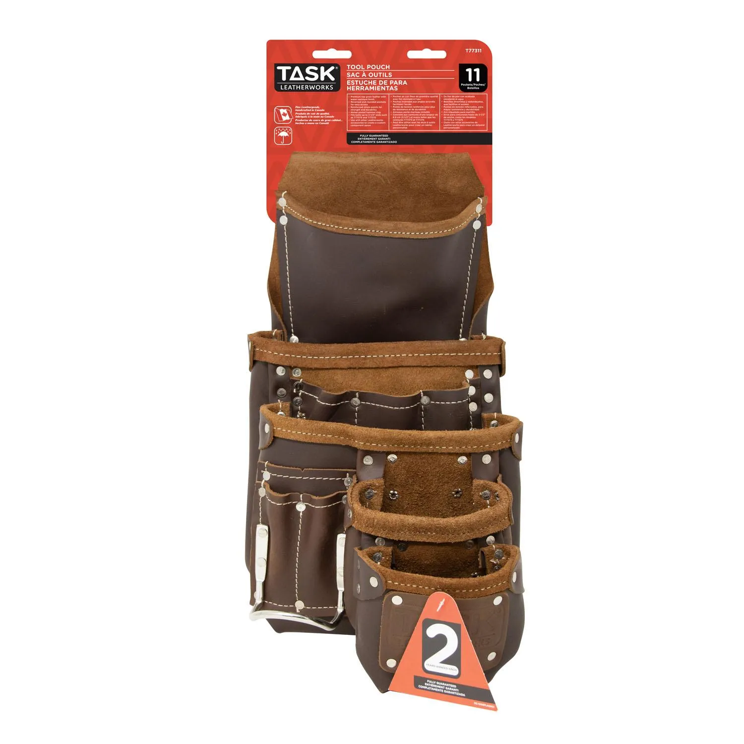 Task Tools & Abrasives Master Carpenter 11 Pocket Tool Bag - Kent.ca