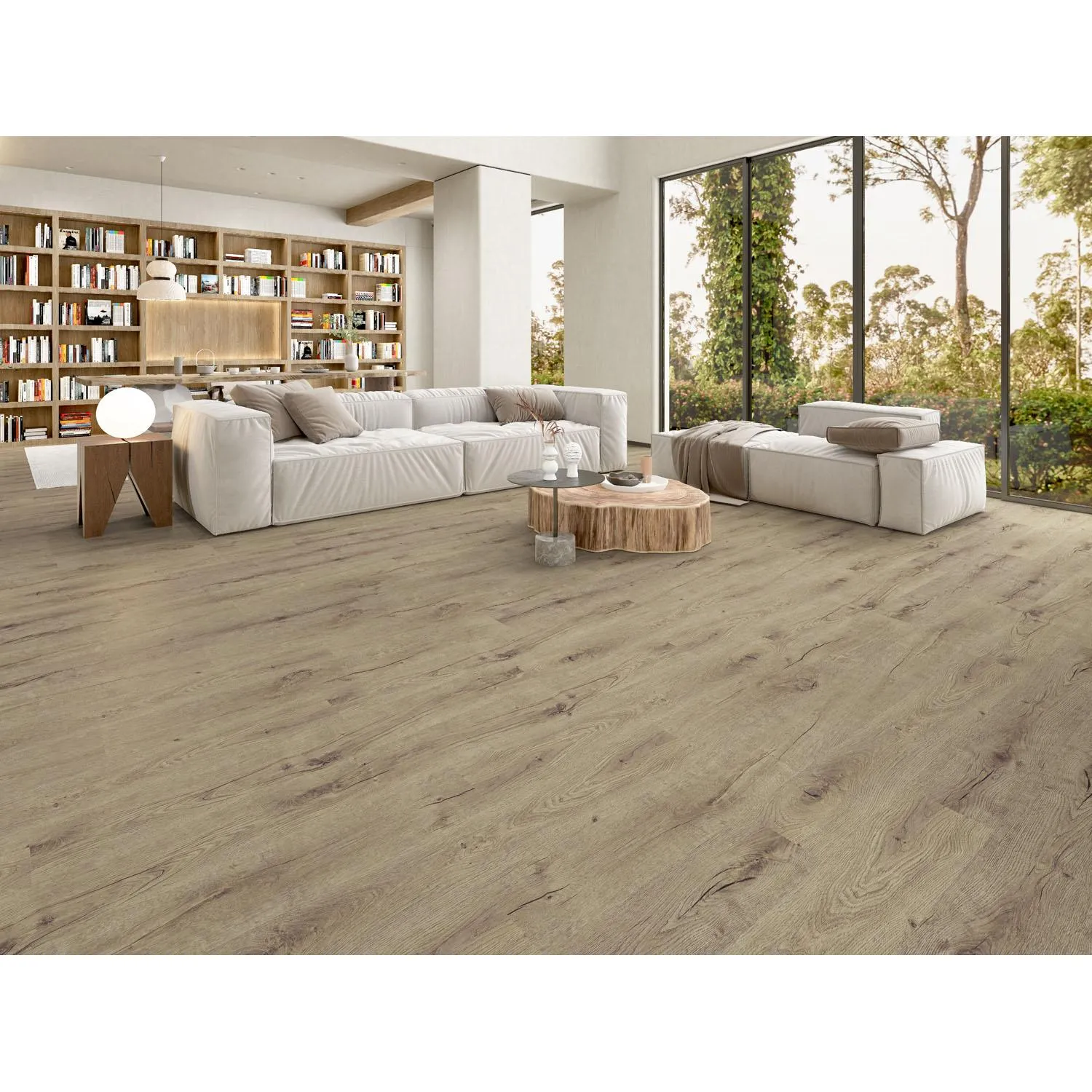 5.5mm Gallery Oak Stone Core Vinyl Flooring 28.39 SqFt/Box
