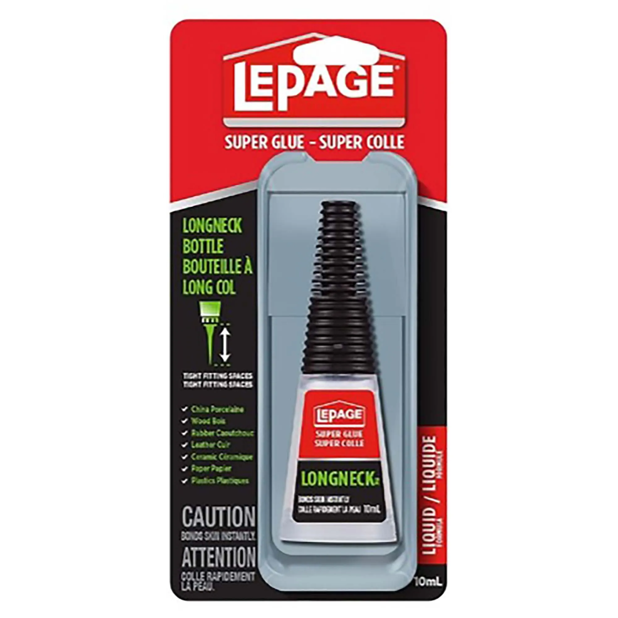 LePage Super Glue Long Neck-10mL