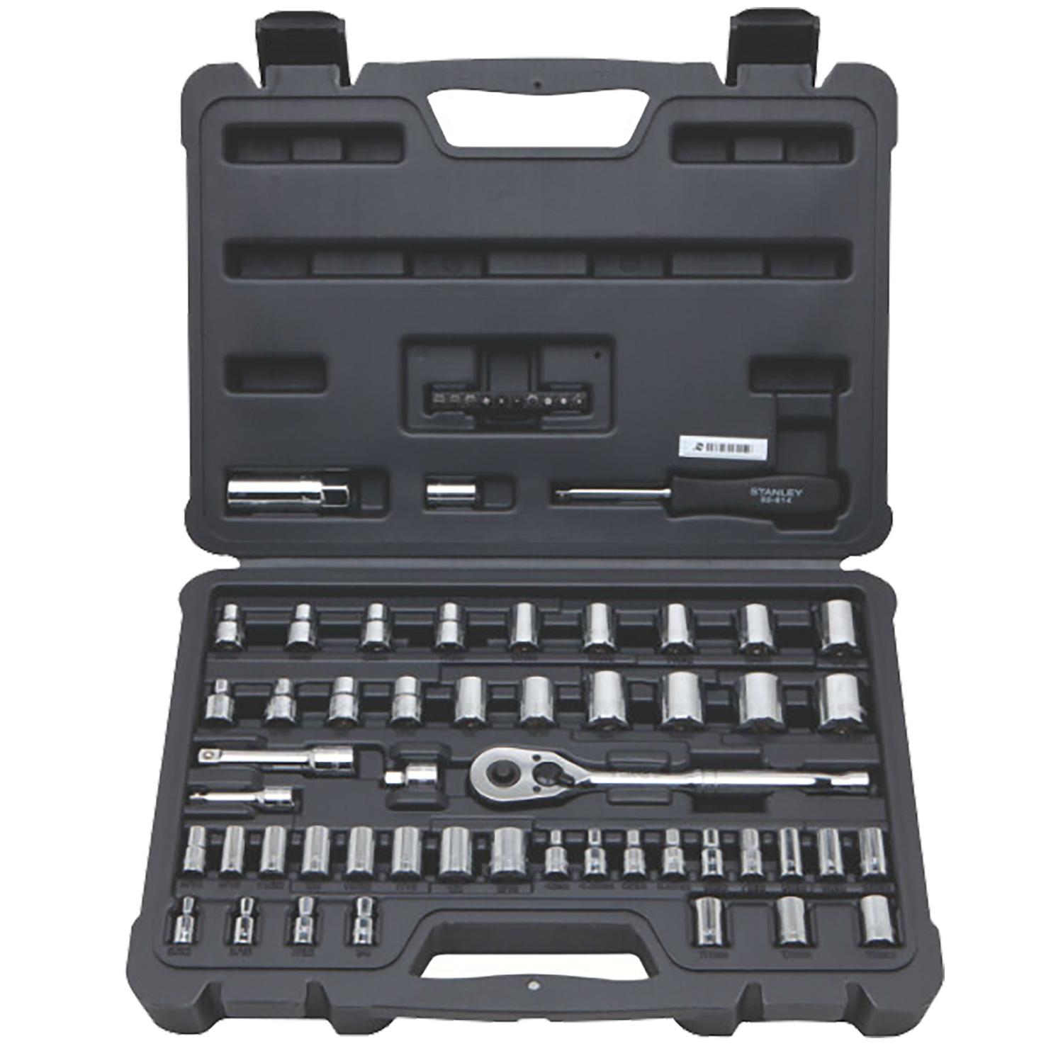 Stanley 60 Piece 1/4 & 3/8 Drive Socket Set