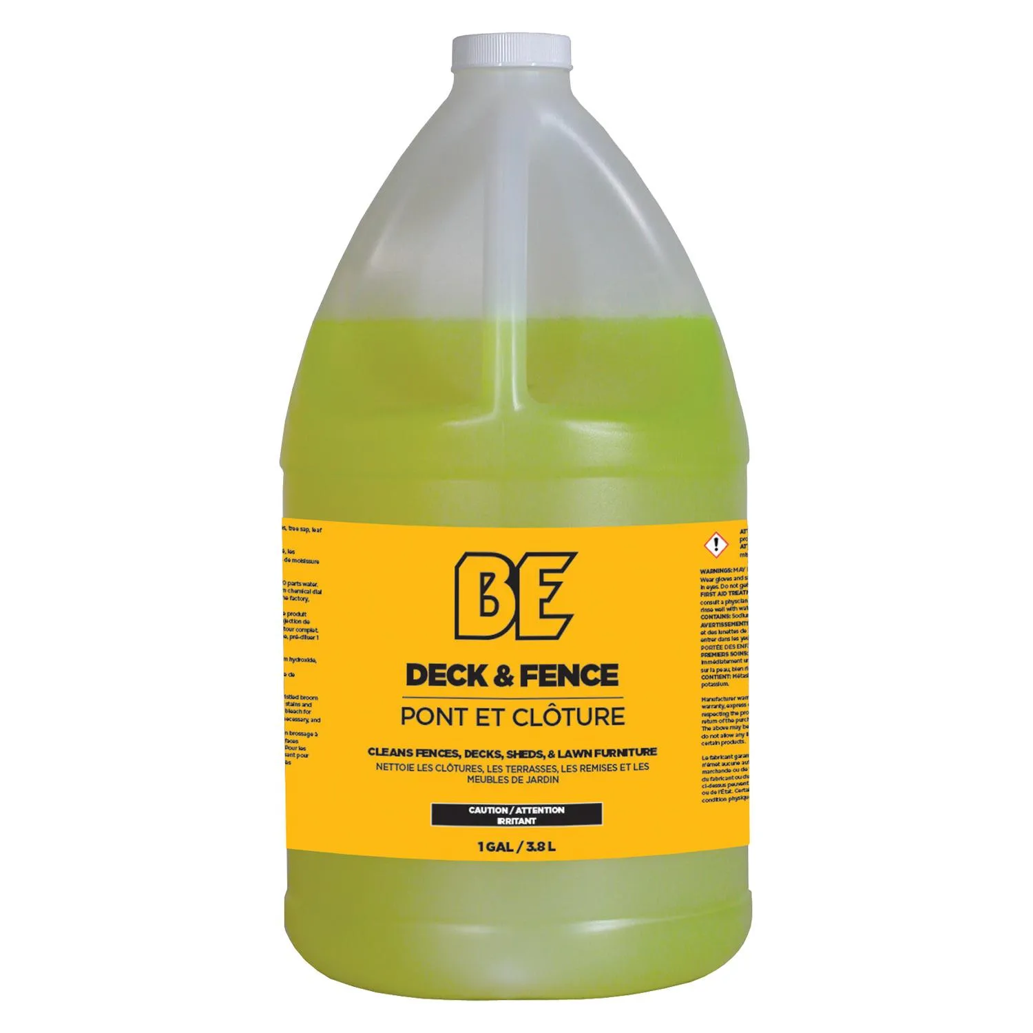 BE Power Equipment 1 Gallon Deck/Fence Detergent - Kent.ca