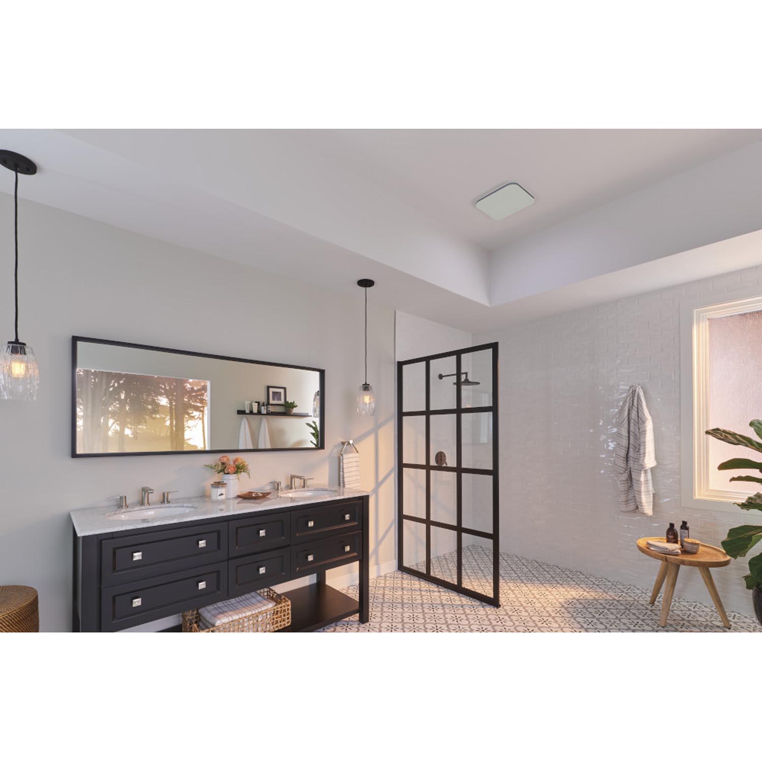 80 CFM Bathroom Exhaust Fan with Cleancover Grille
