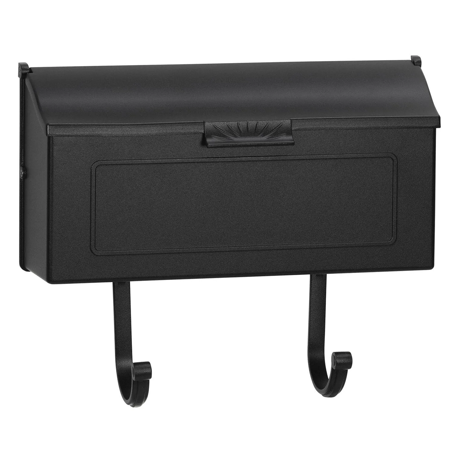 Black Cast Aluminum Mailbox