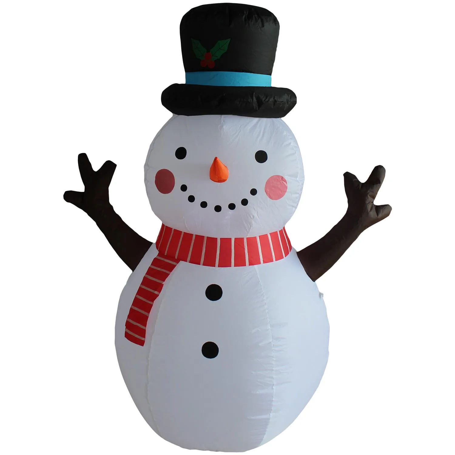 Inflatable LED Snowman 4’