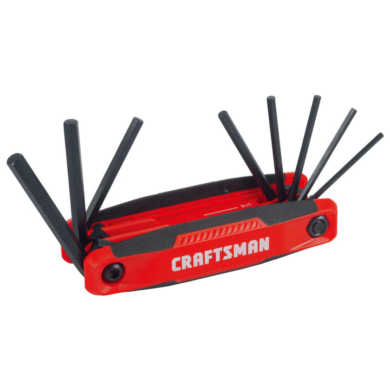Craftsman SAE Folding Hex Key Set 9-Key