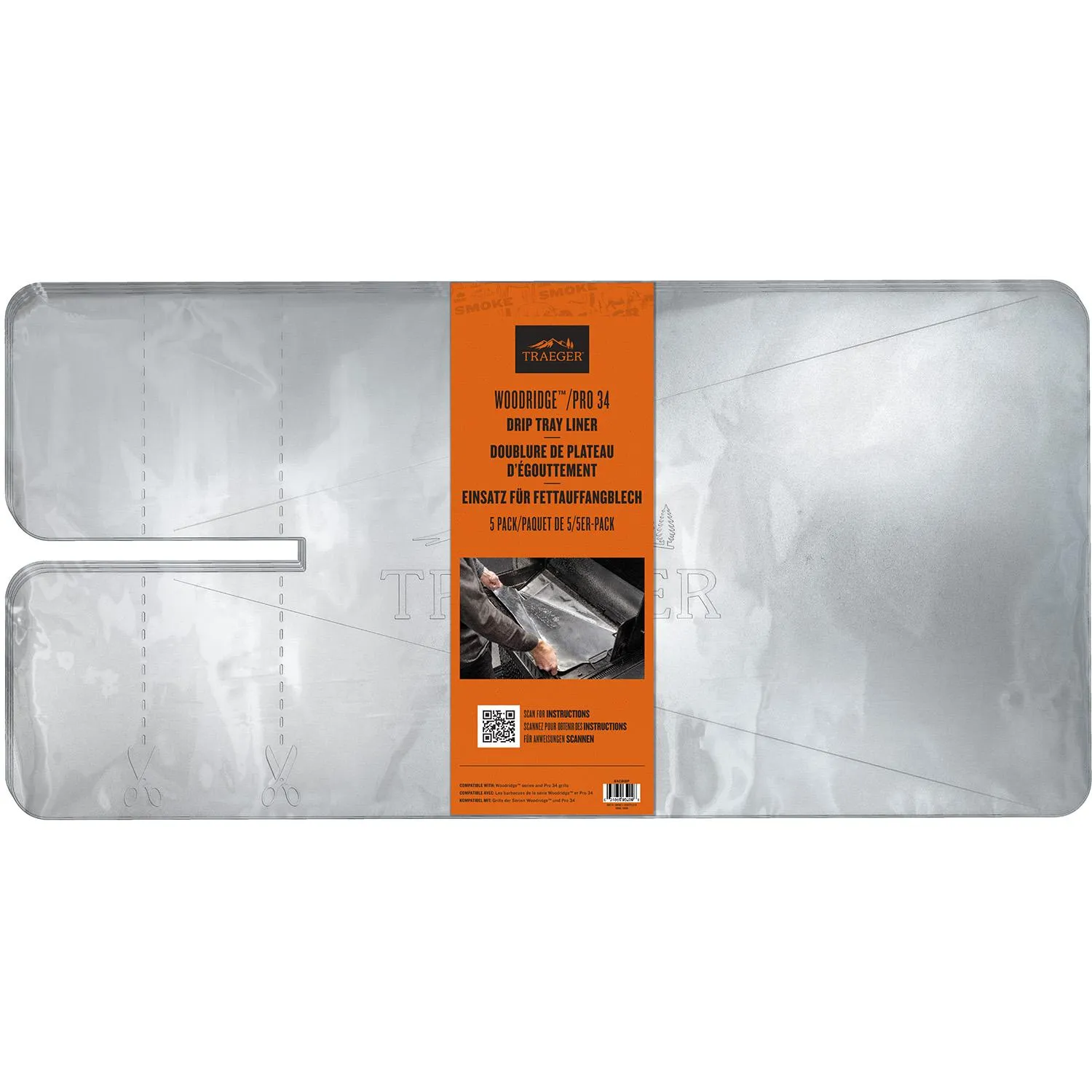 Drip Tray Liners for Woodridge Series/Pro 34-5/Pack