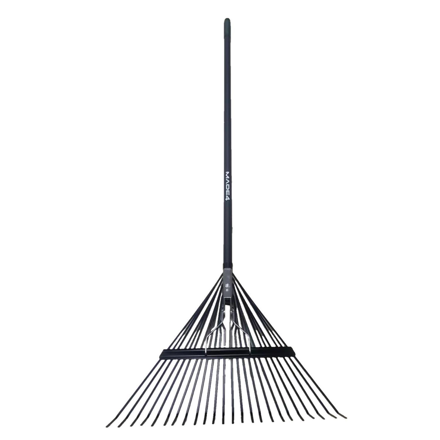 Long Handle Fibreglass Spring Back Leaf Rake