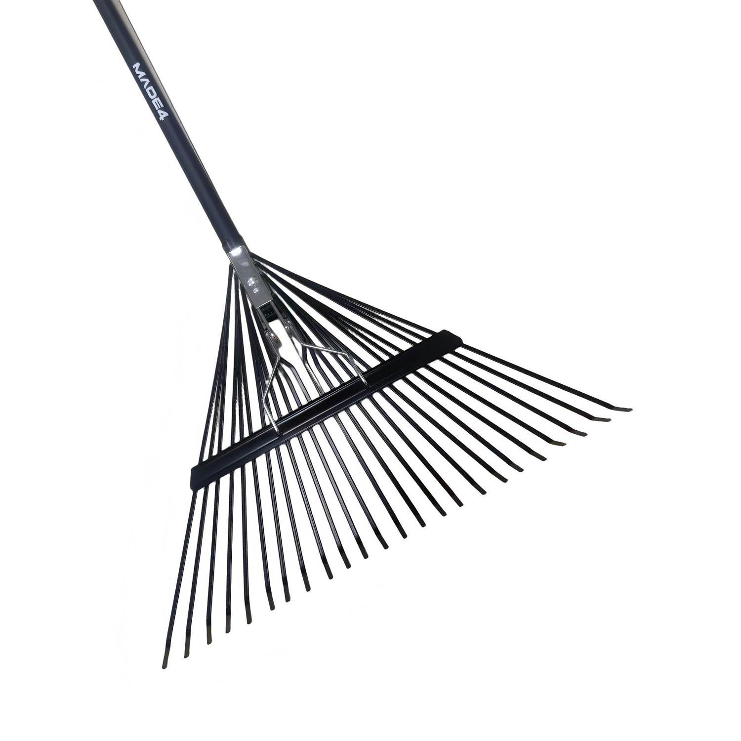 Long Handle Fibreglass Spring Back Leaf Rake