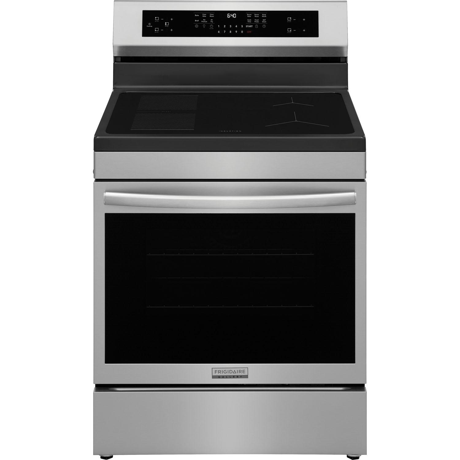 30" Rear Control Induction Range Total Convection Air Fry