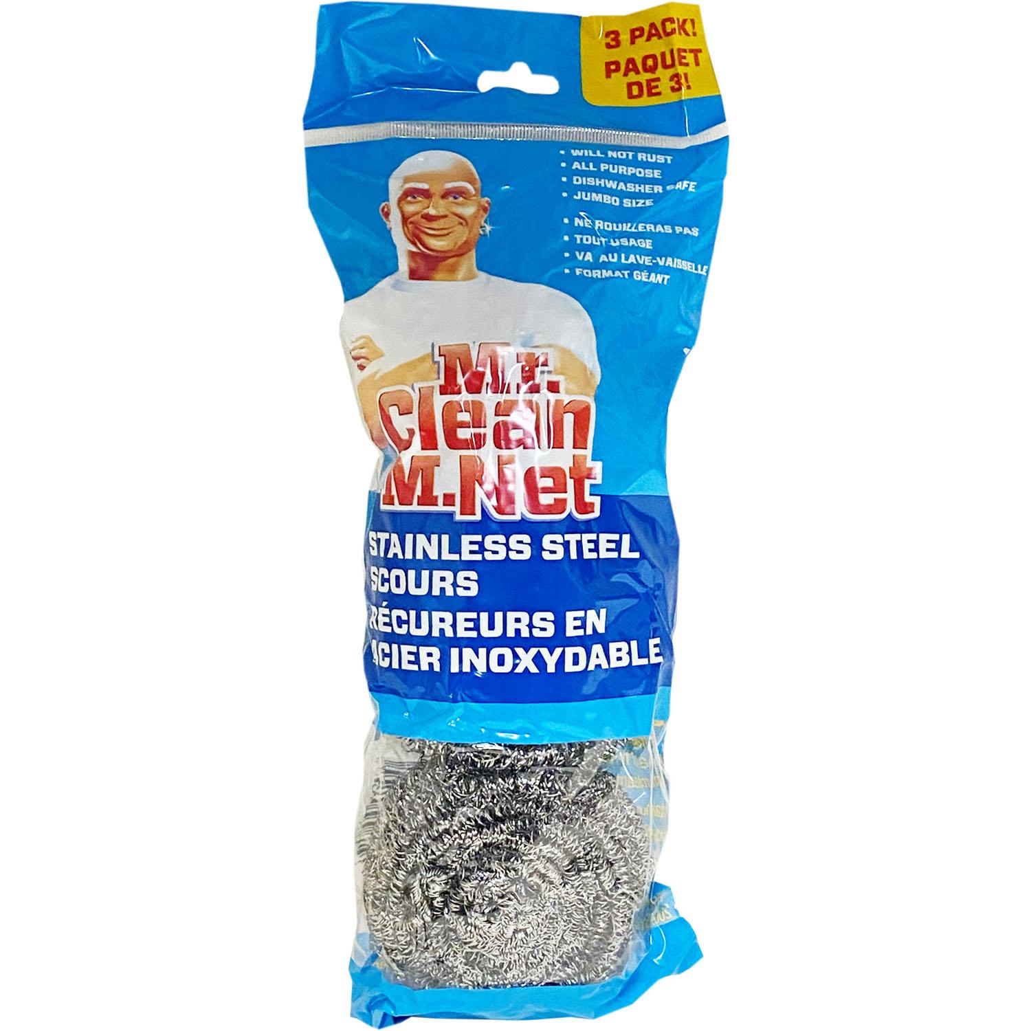 Mr. Clean Stainless Steel Scours - 3/Pack - Kent.ca