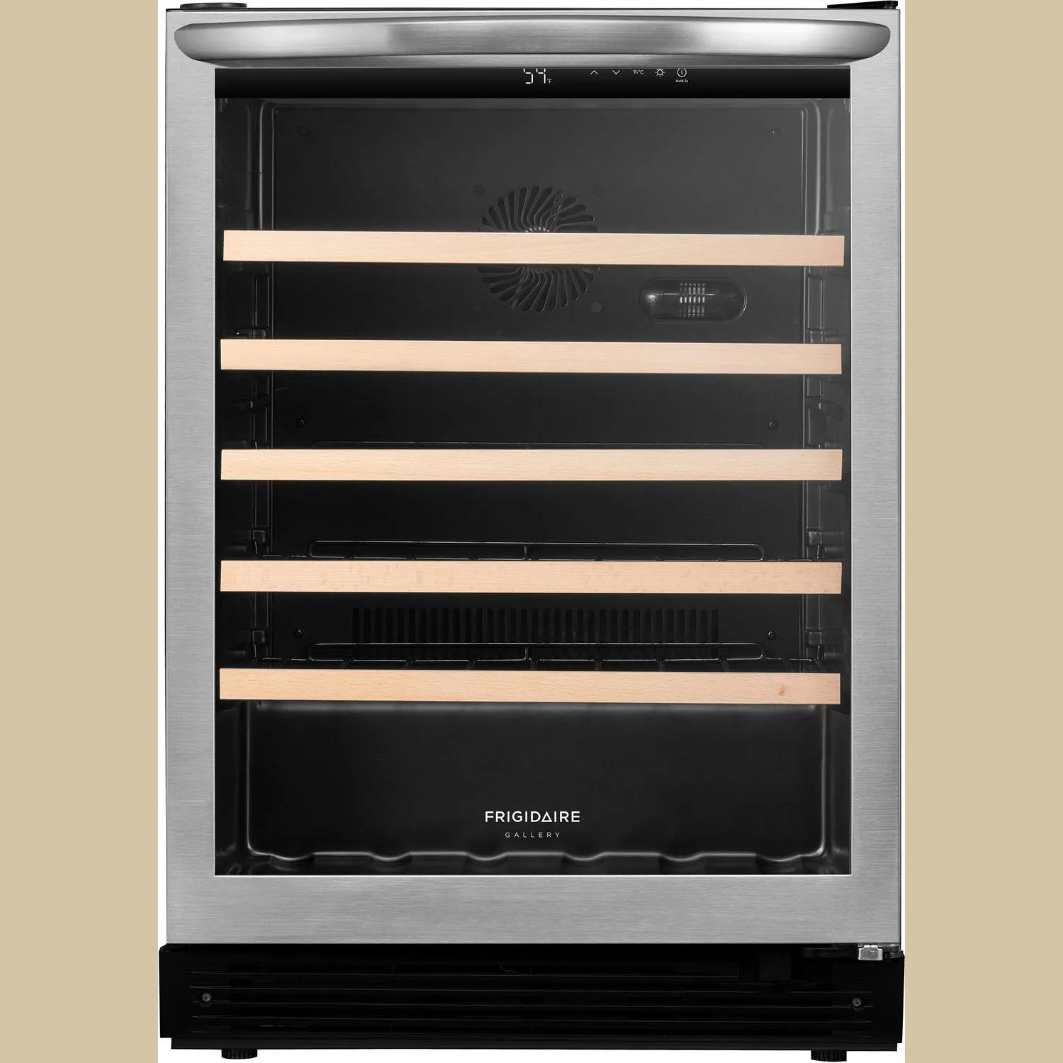 57 Bottle Wine Cooler Stainless Steel