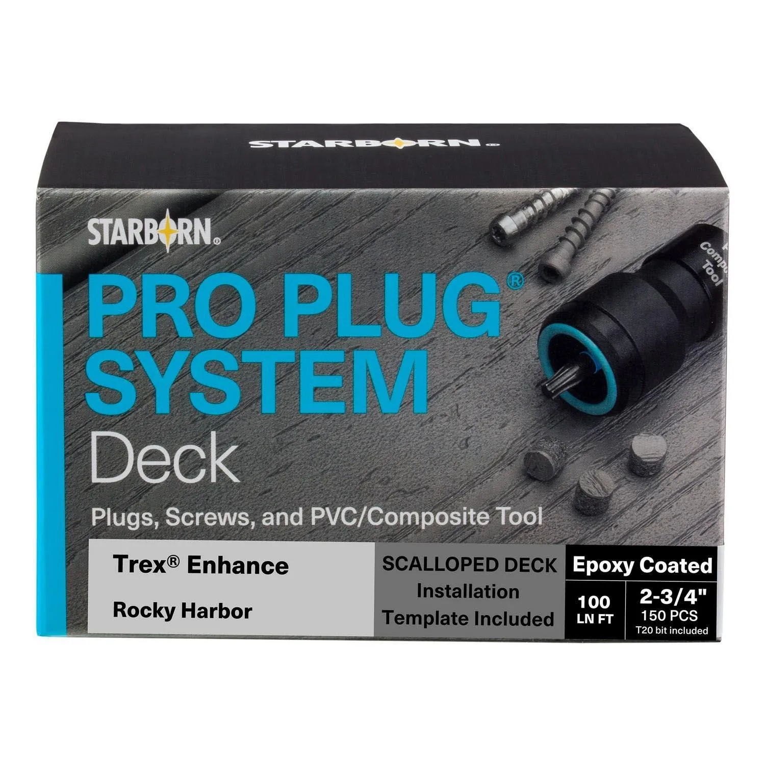 StarBorn Pro Plug Kit Composite Rocky Harbor 150 Pieces - Kent.ca