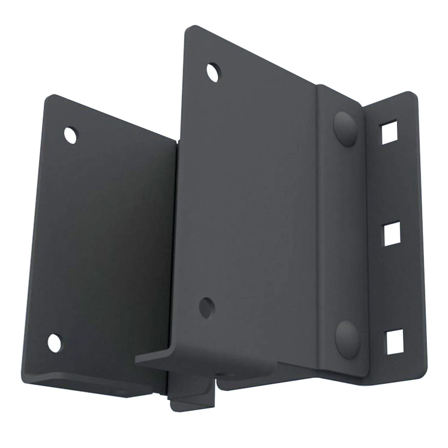 Pylex Steel Side Mount Bracket 4 x 4 Black - Kent.ca