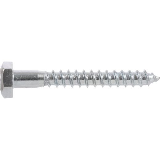 5/16" x 3-1/2" Zinc Plated Hex Lag Screw