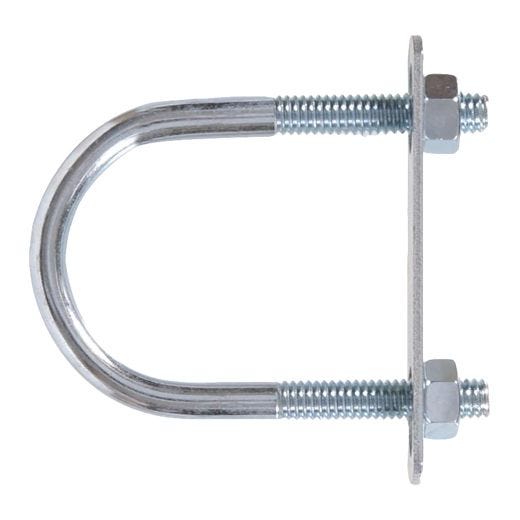 1/4" x 2-3/4" Zinc Plated U-Bolt
