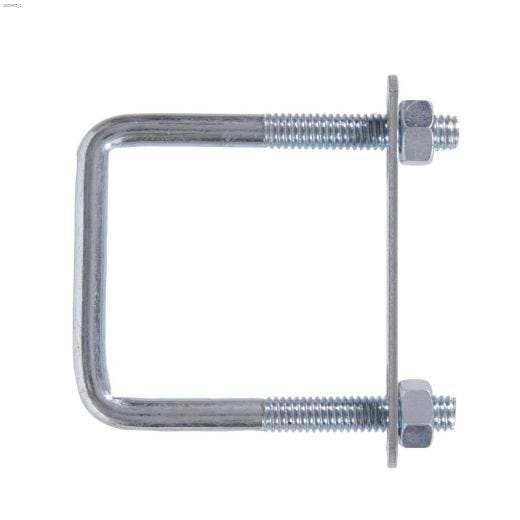 3/8" x 7" Zinc Plated Square U-Bolt