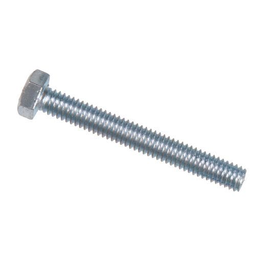 1/4-20 x 2-1/2" Zinc Plated Hex Tap Bolt-3/Pack