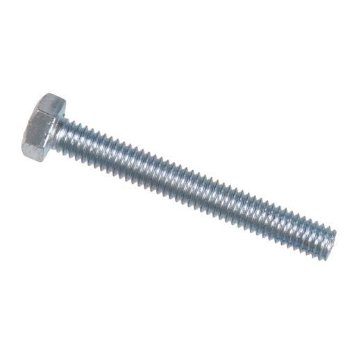 1/4-20 x 4" Zinc Plated Hex Tap Bolt-2/Pack