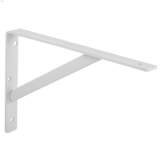 300 mm x 203 mm White Cold Rolled Steel Ultimate L-Bracket