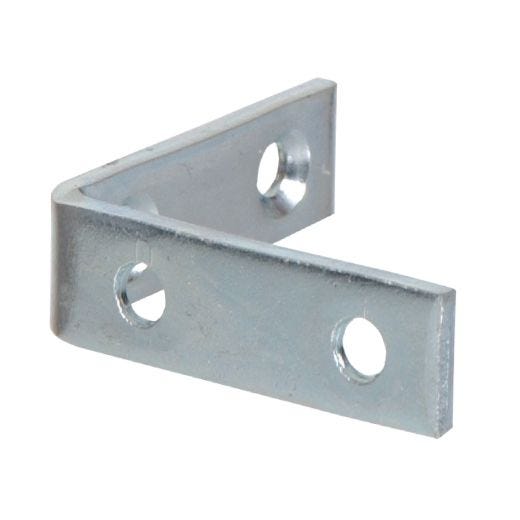 1-1/2" x 1/2" Zinc Plated Corner Brace