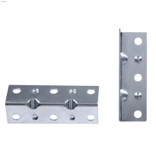 2-1/2" x 3/4" Zinc Plated Inside Corner Brace-4/Pack