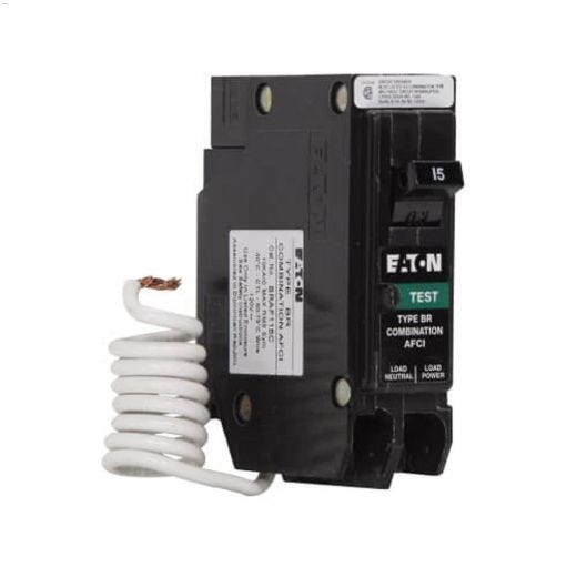 1 Pole 15 A Type BRC Combination Arc Fault Circuit Breaker