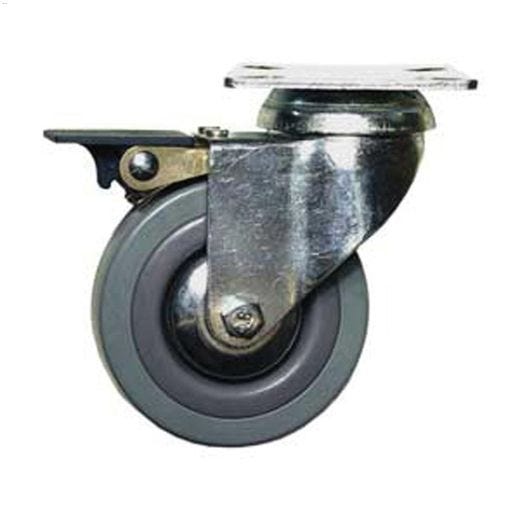 2" Gray Wheel G1 Series Swivel Caster With Brake