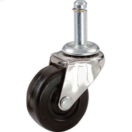 Roulette de Caoutchouc Souple Polyvalente de 2"