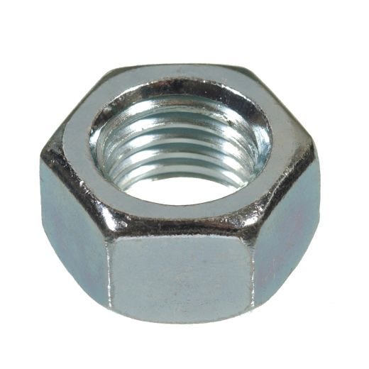 #8-32 Zinc Plated Standard (SAE) Hex Nut 20/Pack